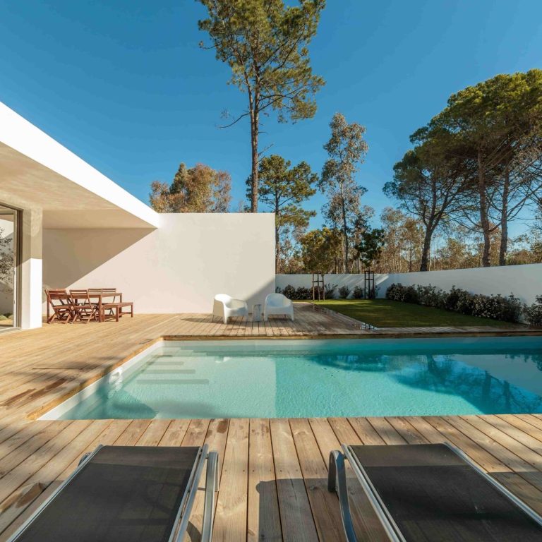 Piscine avec PVC Armé Blanc